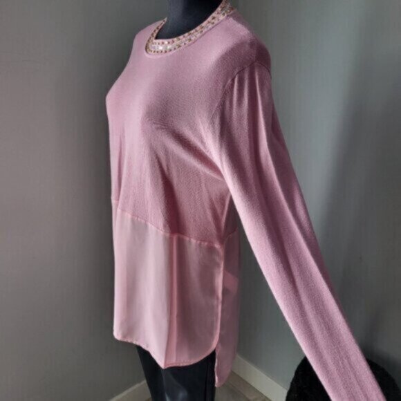 Mismash Long Rose Beaded Sweater Size Small - Picture 12 of 13